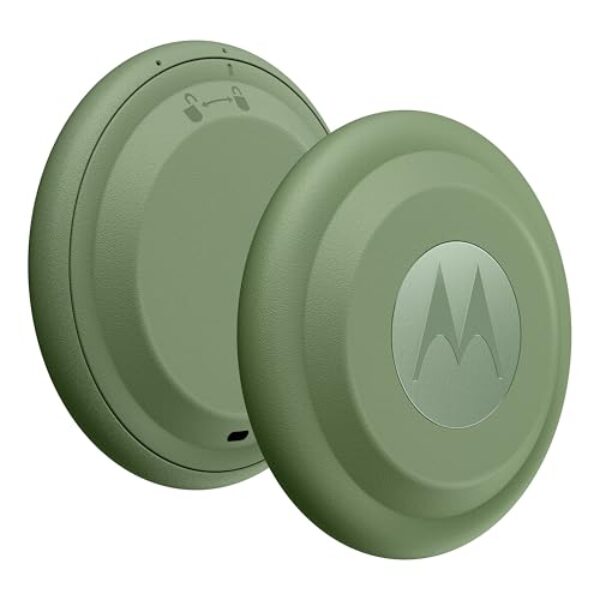 Motorola Moto Tag – Smart Tracker, 1er Pack (Android 9+ kompatibel, Bluetooth 5.4, IP67 Wasserschutz, USB-C, Ultrabreitband, Finder für Schlüssel, Gepäck UVM), Jade Green